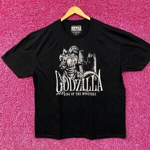 King of Monsters Godzilla Anime Movie Poster T-Shirt 2XL